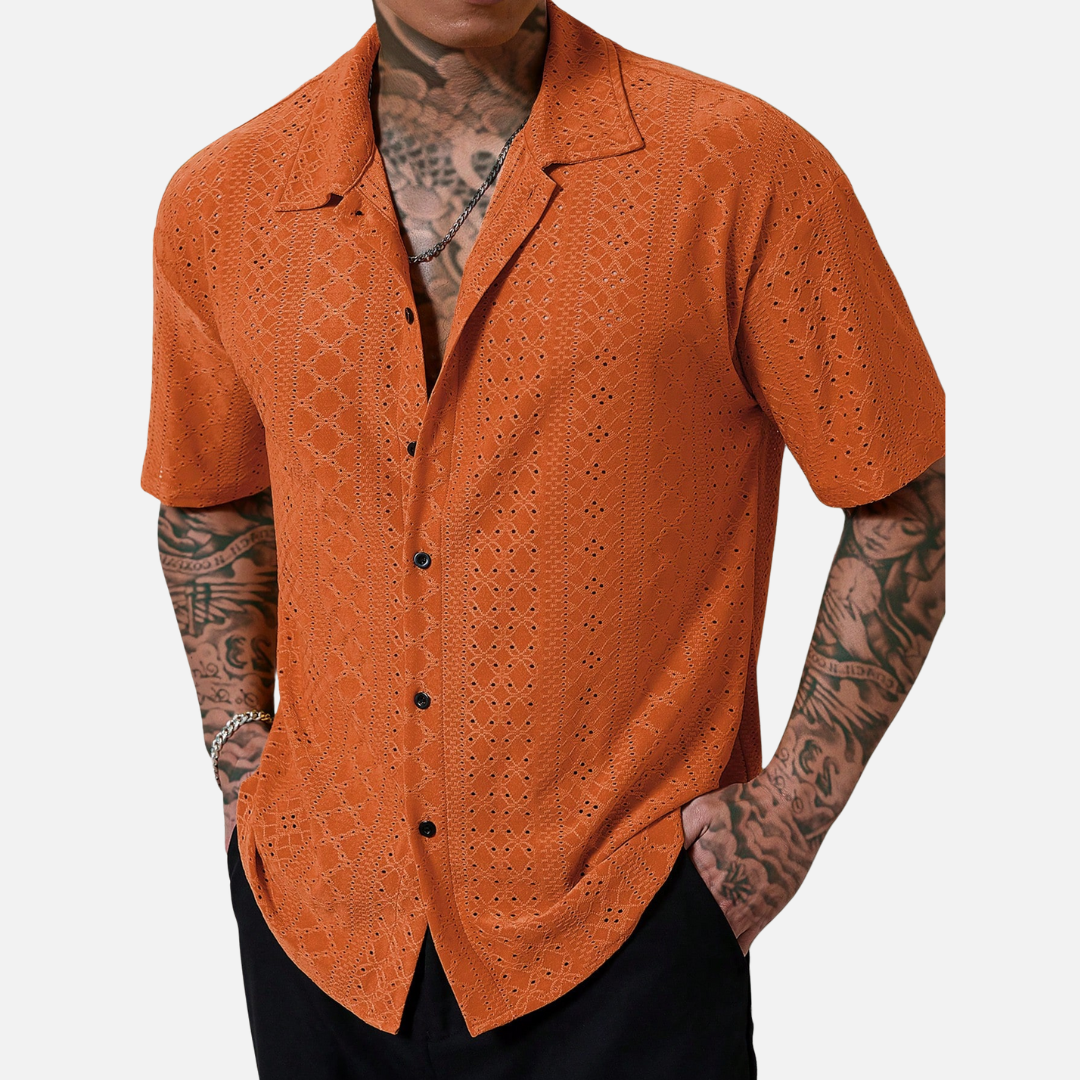 Camisa de Botão Masculina FRT86