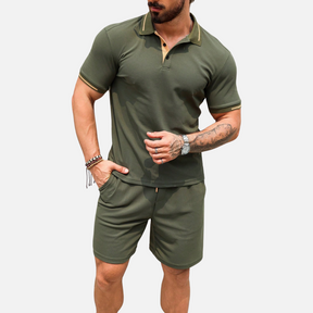 Conjunto Camisa Polo e Short Masculino Ferrutini FRT24