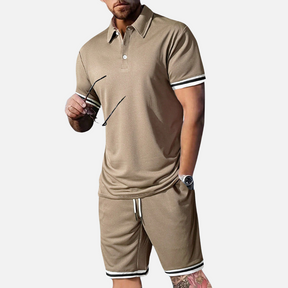 Conjunto Camisa Polo e Short Masculino Ferrutini FRT40