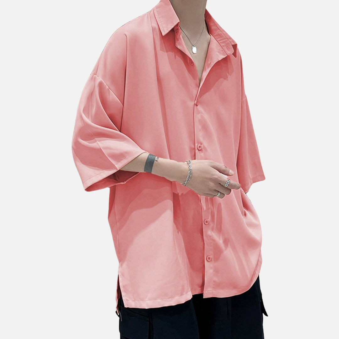 Camisa OverSized Social Masculina Ferrutini FRT66