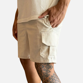 Short Cargo de Linho Masculino Ferrutini FRT84