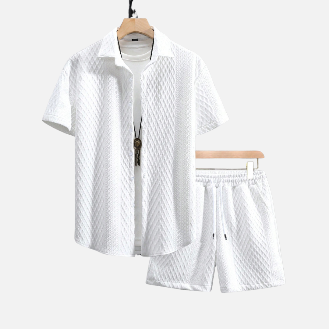 Conjunto Camisa e Short Masculino Ferrutini FRT87