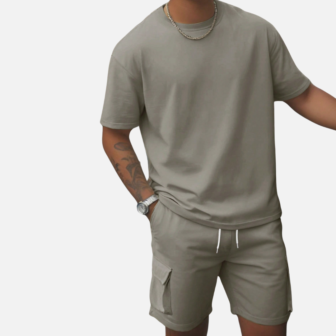 Conjunto Camiseta e Short Masculino Ferrutini FRT43