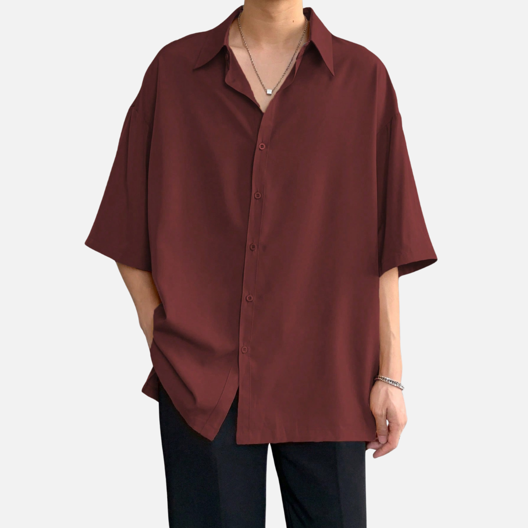 Camisa OverSized Social Masculina Ferrutini FRT66