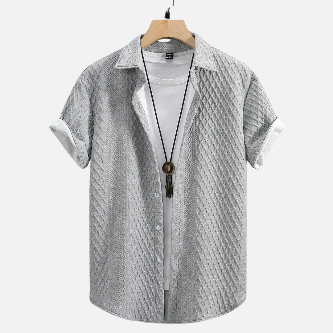 Camisa Masculina Texturizada Ferrutini FRT11