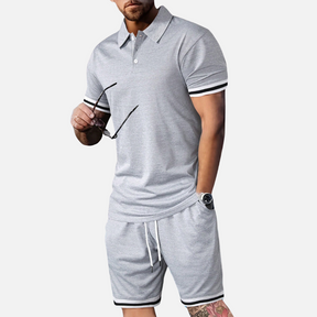 Conjunto Camisa Polo e Short Masculino Ferrutini FRT40