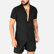 Conjunto Camisa e Shorts Masculino Ferrutini FRT102