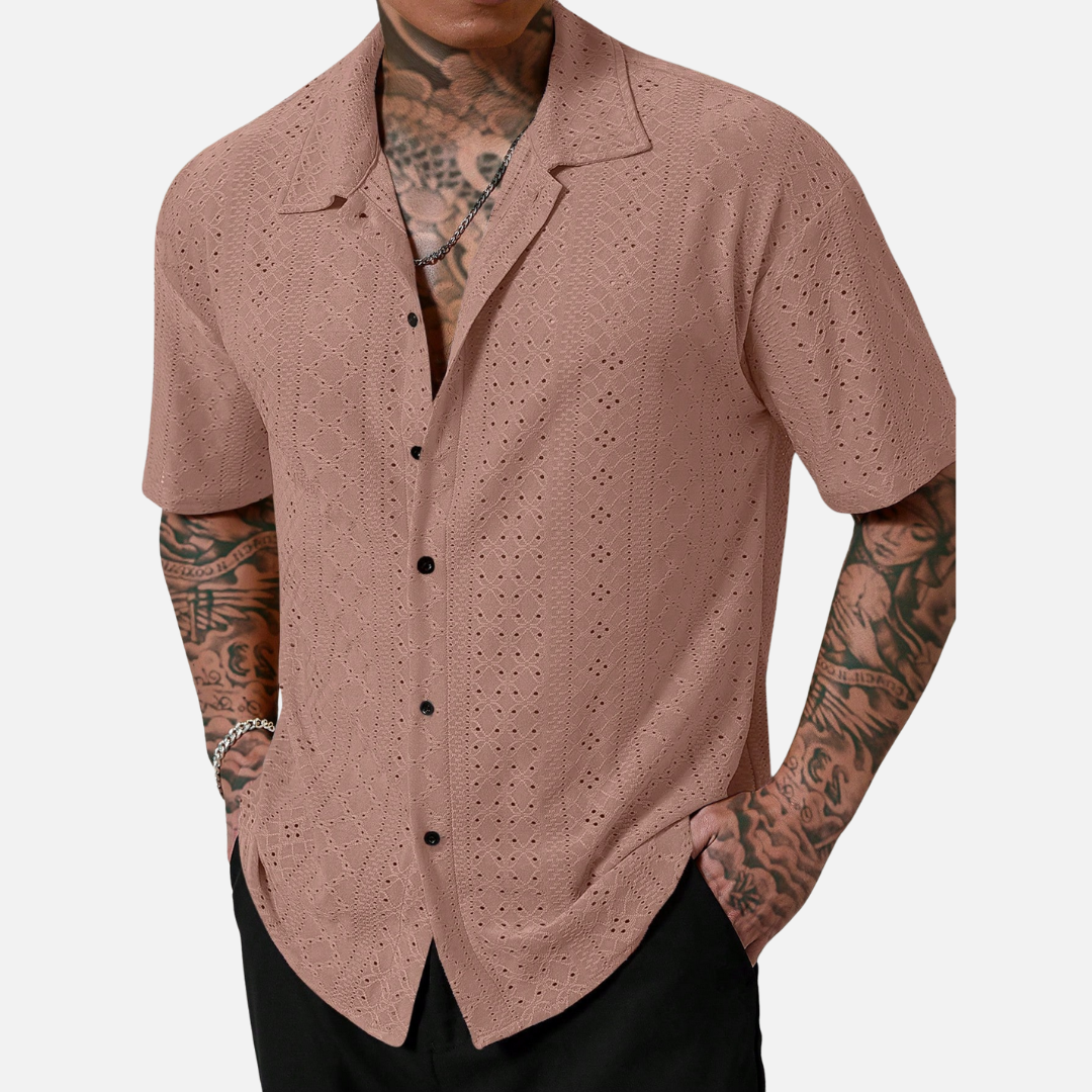 Camisa de Botão Masculina FRT86