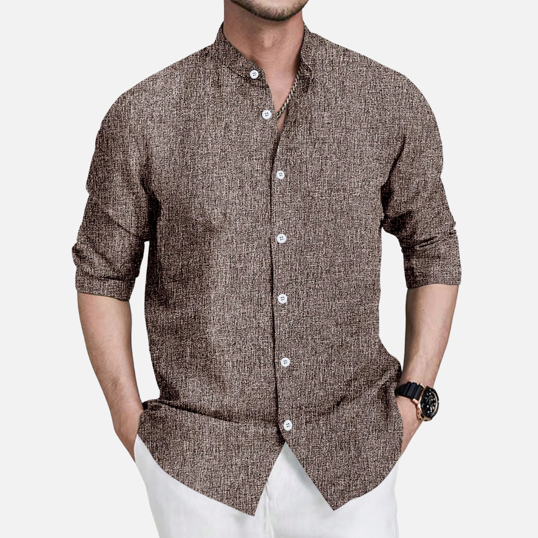 Camisa Social Masculina Manga Longa Ferrutini FRT28