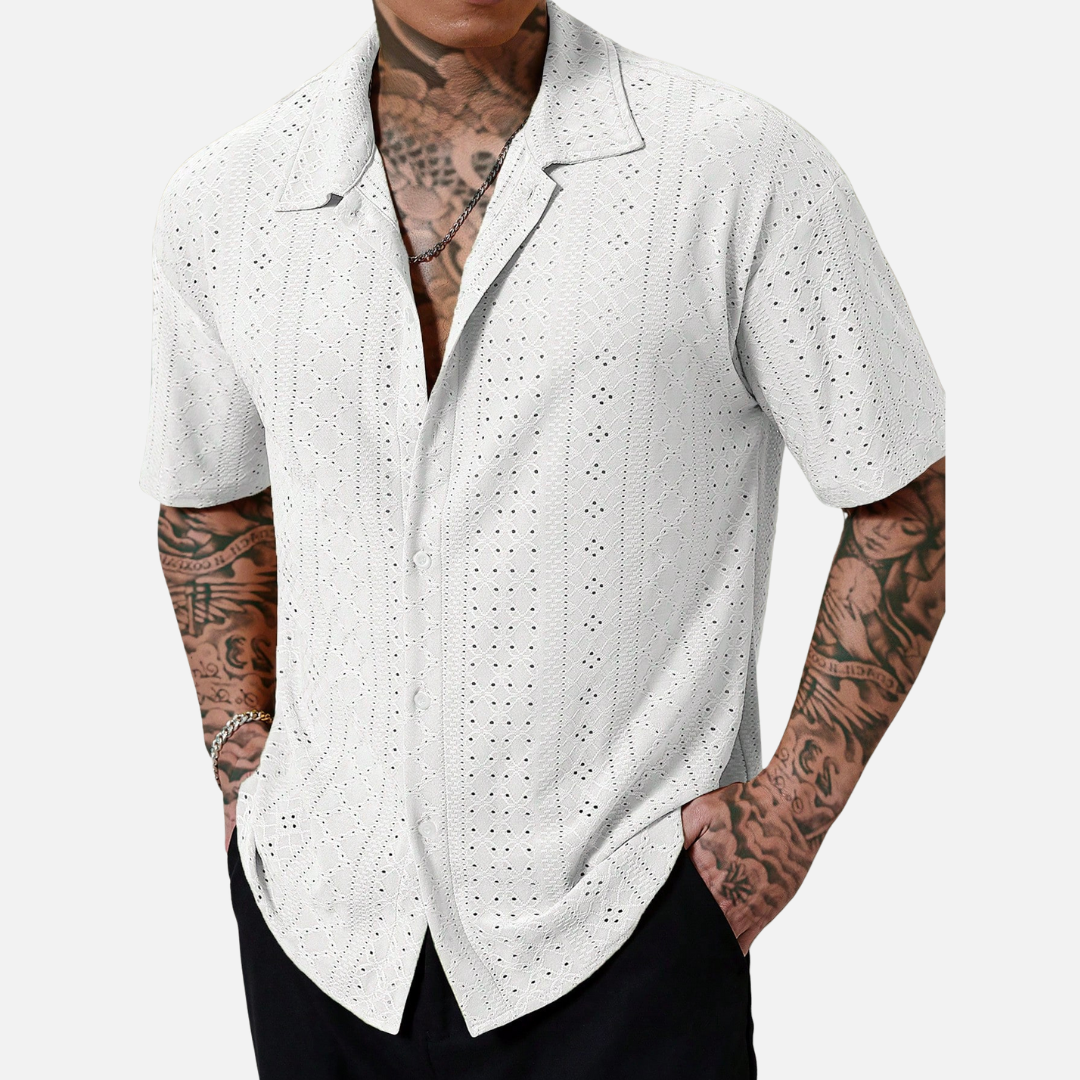 Camisa de Botão Masculina FRT86