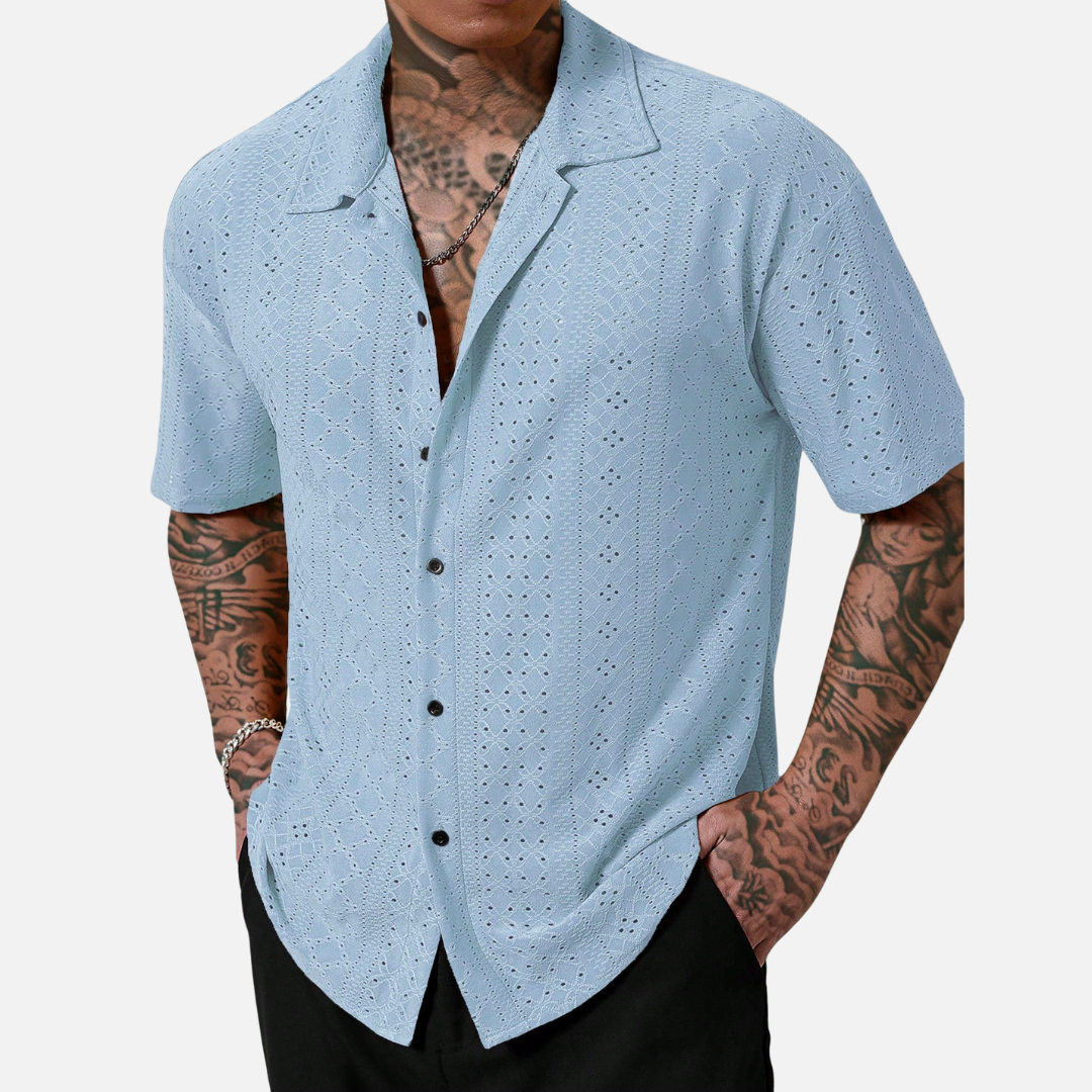 Camisa de Botão Masculina FRT86