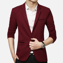 Blazer Masculino Ferrutini, com caimento perfeito e tecido premium, ideal para ocasiões formais ou casuais.