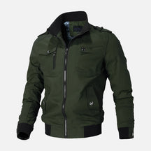 Jaqueta motociclista masculina Ferrutini FRT164, com design esportivo, em algodão, espessura grossa, reforços nos pontos de impacto, ideal para viagens, com zíperes frontais.