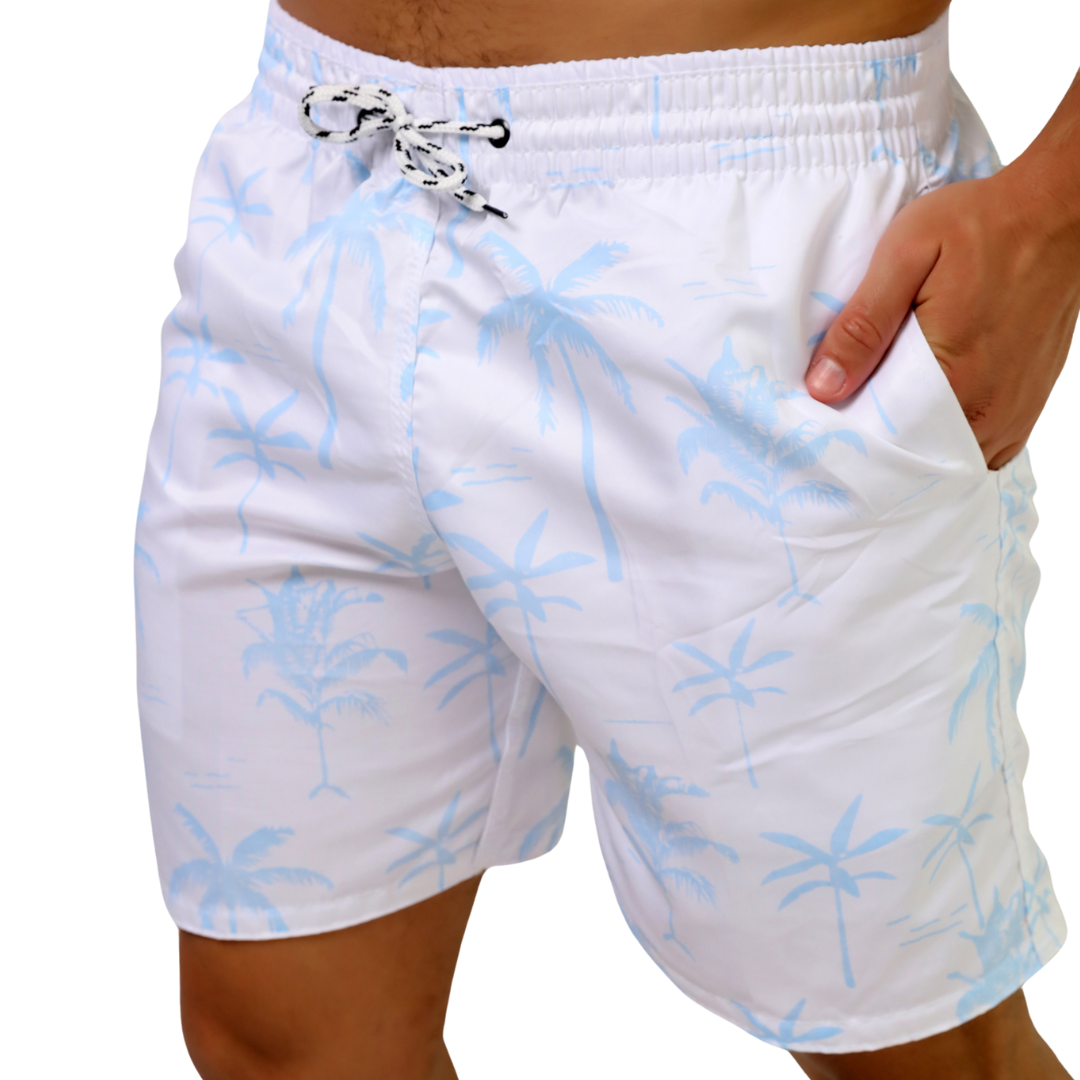 Shorts masculino confeccionado em tecido premium, com design moderno e versátil, perfeito para momentos de lazer e looks descontraídos.