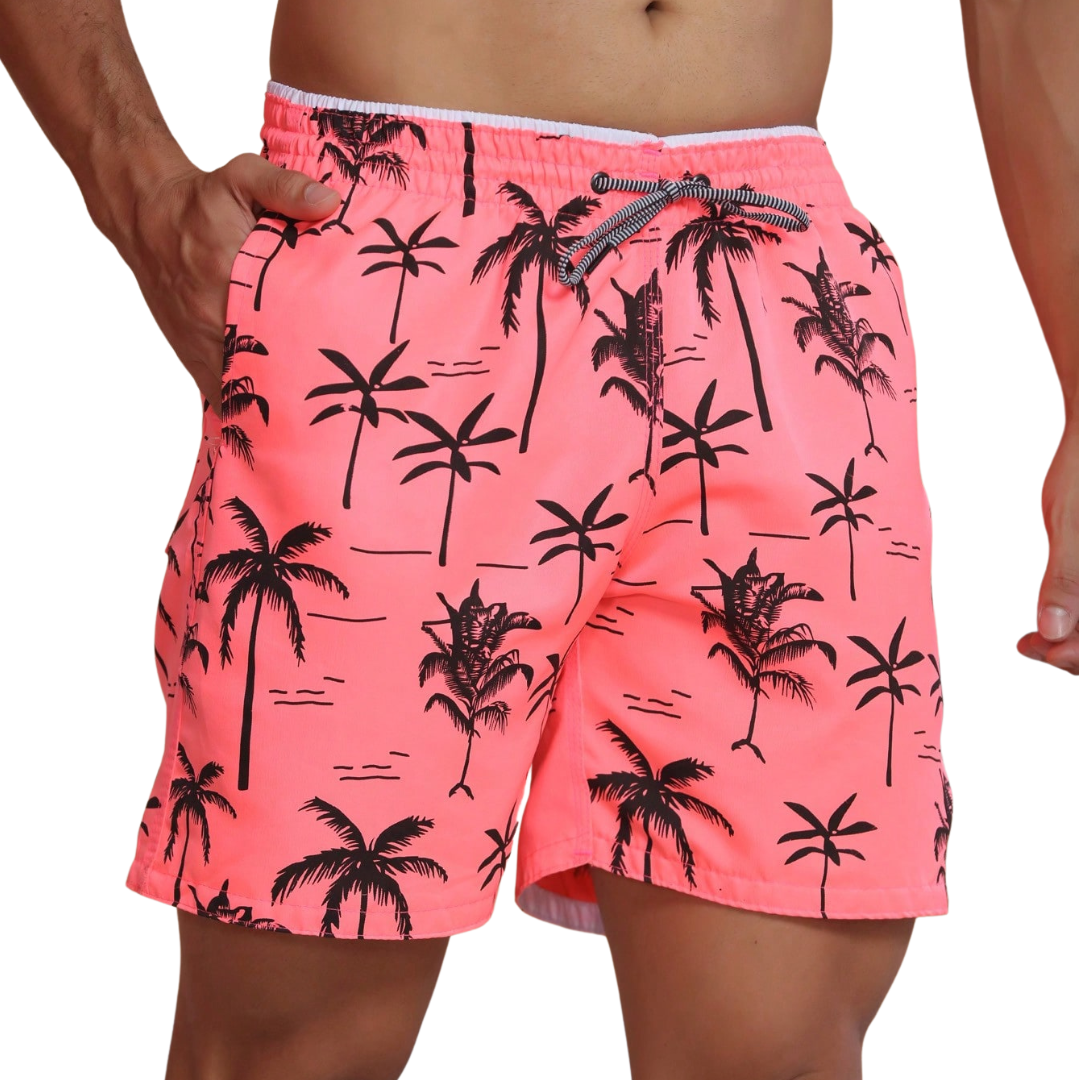 Shorts masculino confeccionado em tecido premium, com design moderno e versátil, perfeito para momentos de lazer e looks descontraídos.